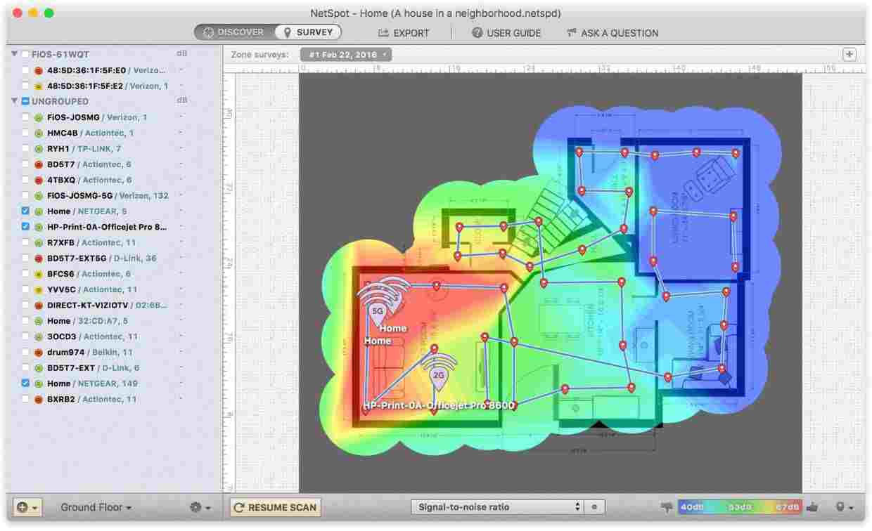 How to read a WiFi heatmap